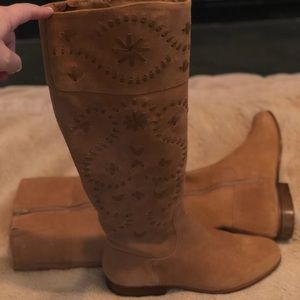 🌟 EUC 🌟 Jack Rogers Boots, tan suede, size 8.5m.